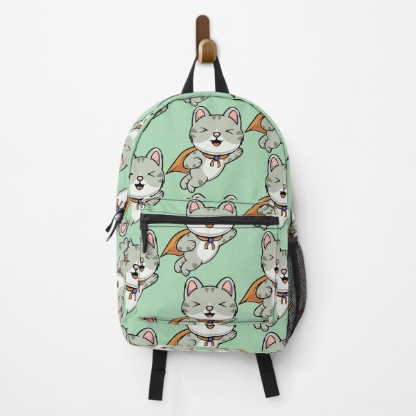 Item preview, Cute cat is a hero cartoon illustration designed and sold by cubbone.