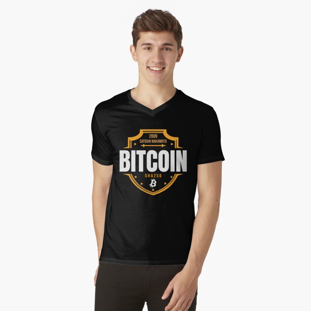 Item preview, V-Neck T-Shirt designed and sold by BTCWardrobeLeg.