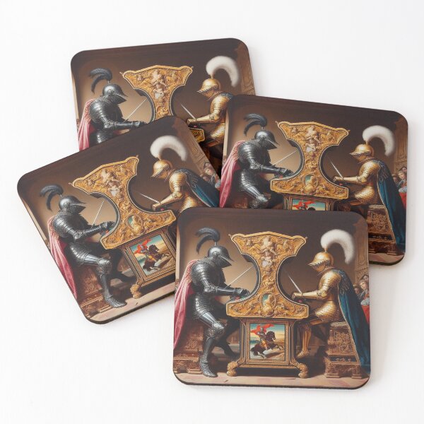 Item preview, Knights Duel At The Arcade designed and sold by DigitalMarble.