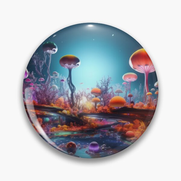 Item preview, Quantum dot display of surreal landscape designed and sold by Whimsicalhub.