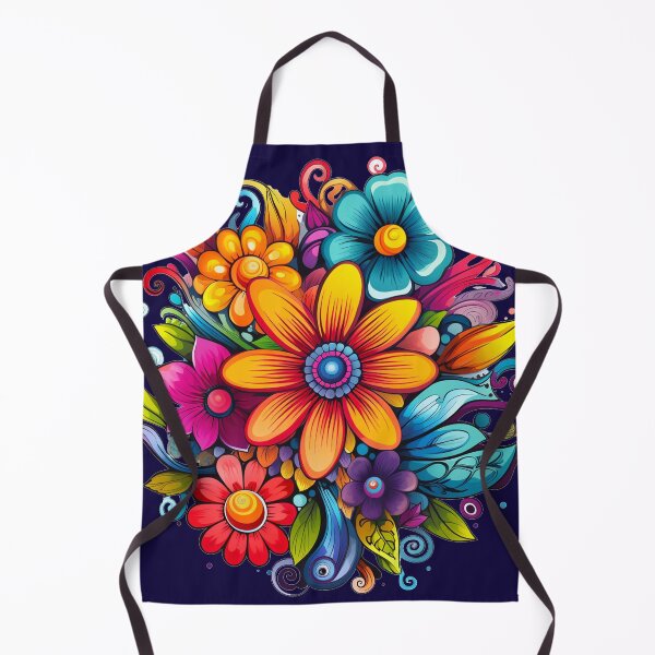 Item preview, bright colored flowers designed and sold by Nanthikan.