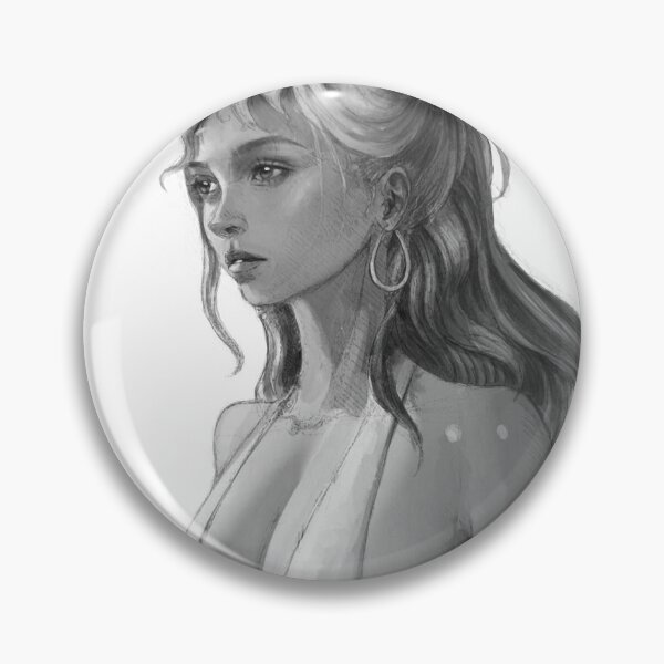 Item preview, Demon Girl - Black and White Version designed and sold by LonelyWinters.