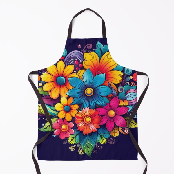 Item preview, bright colored flowers designed and sold by Nanthikan.