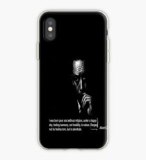 I was born poor, and without Religion Albert Camus Quotes iPhone Case