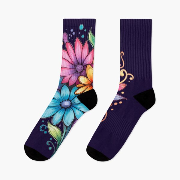 Item preview, bright colored flowers designed and sold by Nanthikan.