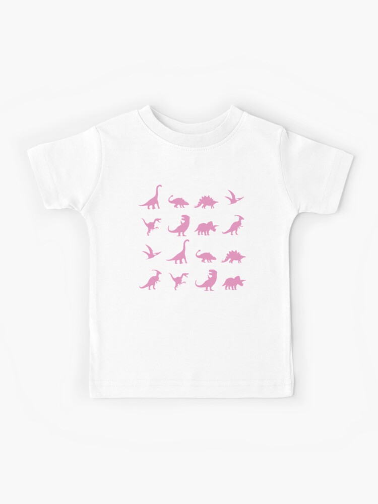 Free Roblox T-shirt Pink dinosaur pajama's