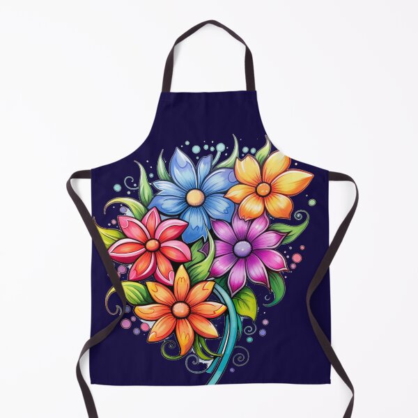Item preview, bright colored flowers designed and sold by Nanthikan.