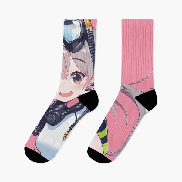Item preview, Cute Anime Scuba Diver Girl (Pink) designed and sold by andydavistech.
