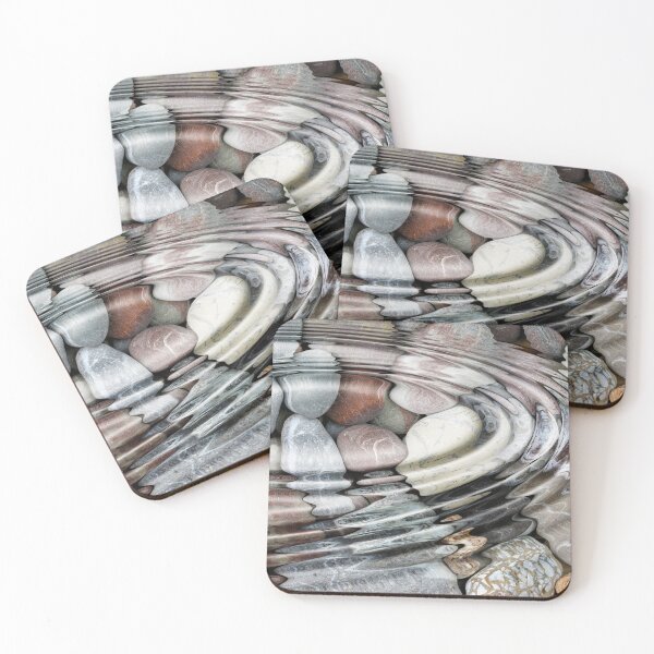 Item preview, Water ripples over the stone pebbles designed and sold by siloto.