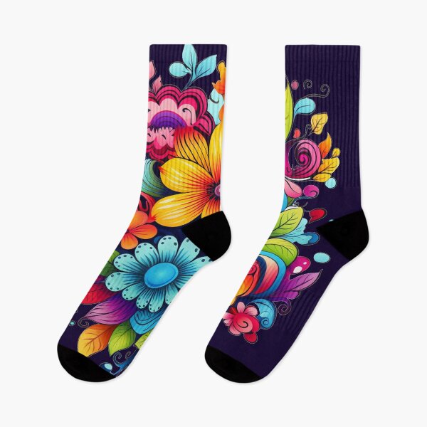 Item preview, bright colored flowers designed and sold by Nanthikan.