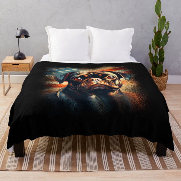 Item preview, Pug USA flag designed and sold by DerSenat.