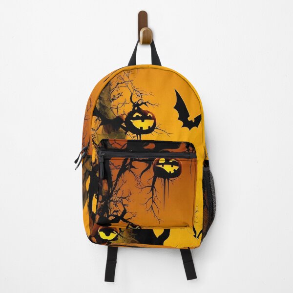 Item preview, Halloween themed pattern - Pumpkins and Bats designed and sold by ManuelAndreas.