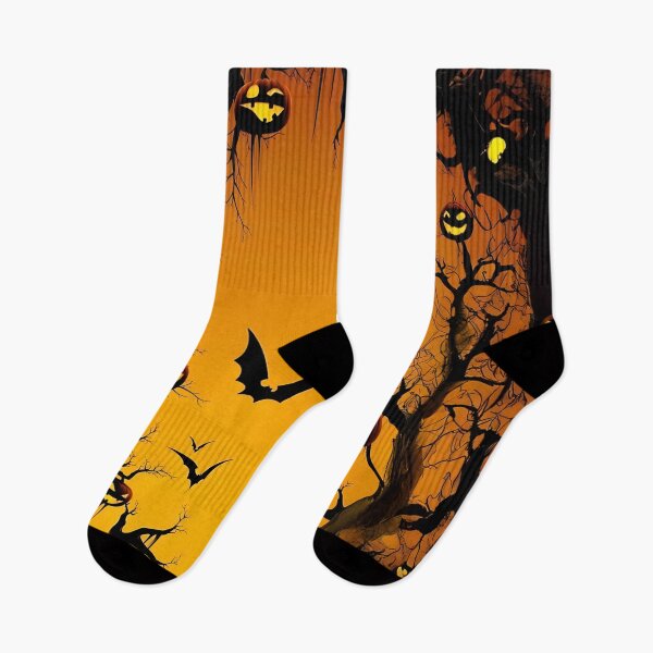 Item preview, Halloween themed pattern - Pumpkins and Bats designed and sold by ManuelAndreas.