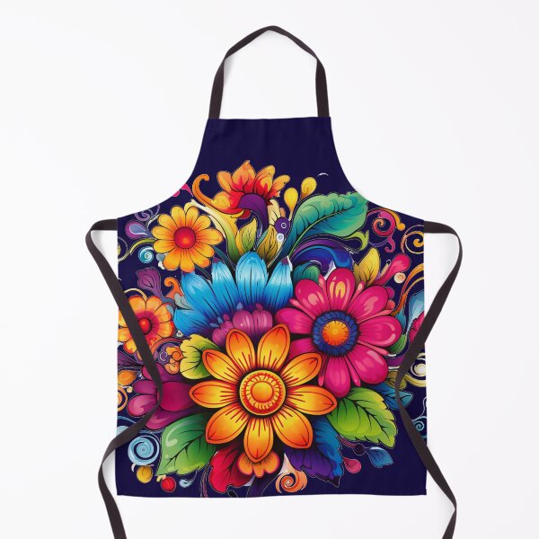 Item preview, bright colored flowers designed and sold by Nanthikan.