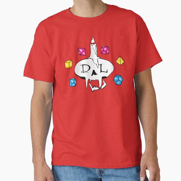 DreadLore Skull Pansexual - White lettering with Outline Classic T-Shirt