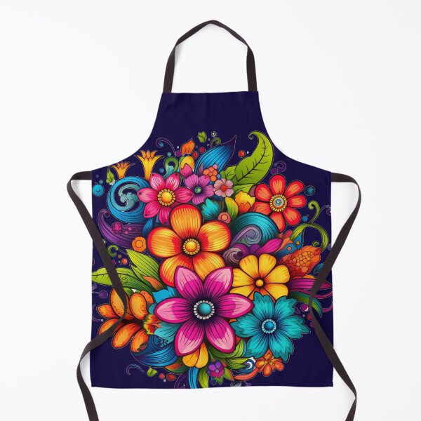 Item preview, bright colored flowers designed and sold by Nanthikan.