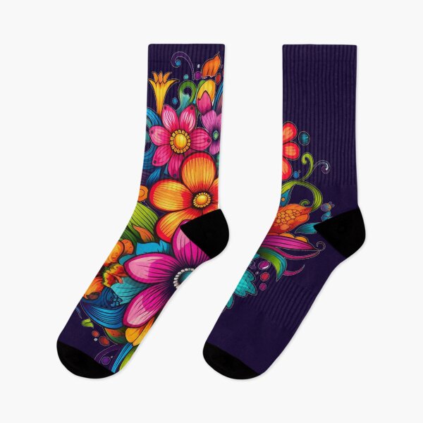 Item preview, bright colored flowers designed and sold by Nanthikan.