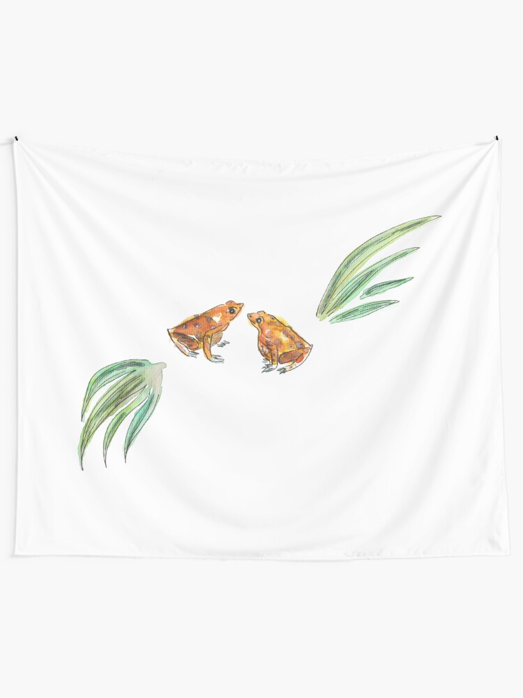 Alternate view of Let's frog about this! Tapestry