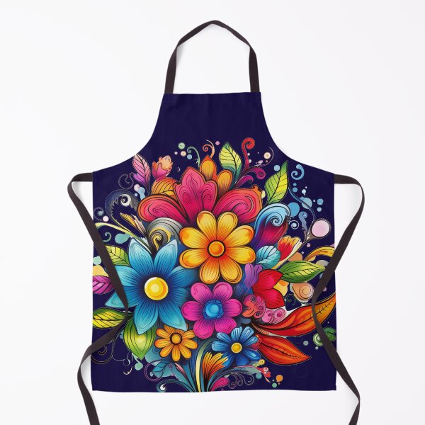 Item preview, bright colored flowers designed and sold by Nanthikan.