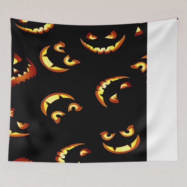 Item preview, Halloween themed pattern - Pumpkins and Bats designed and sold by ManuelAndreas.