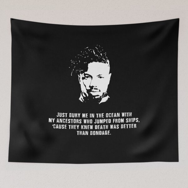 Item preview, Erik Killmonger 'Bury Me' Memorable Famous Quote designed and sold by Unique Egg.