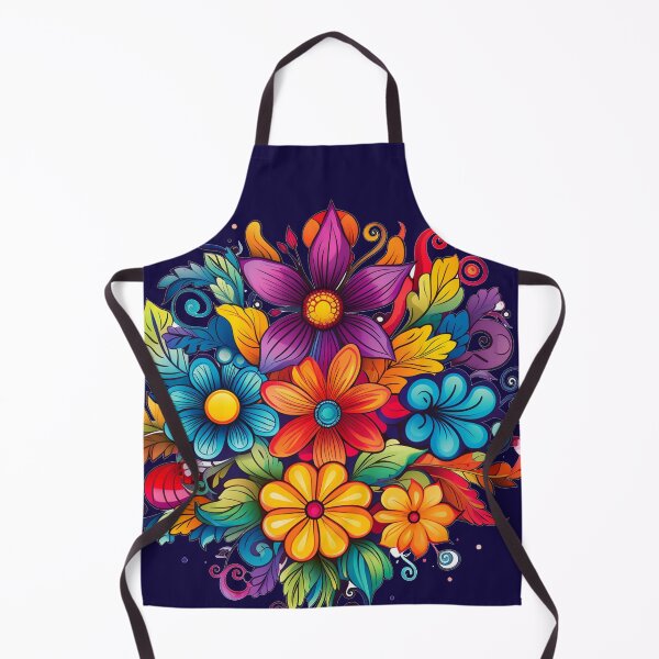 Item preview, bright colored flowers designed and sold by Nanthikan.