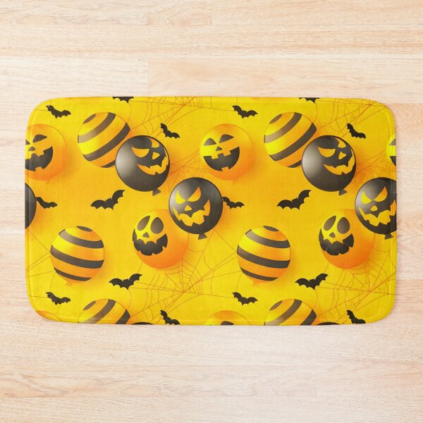 Item preview, Halloween themed pattern - Pumpkins and Bats designed and sold by ManuelAndreas.