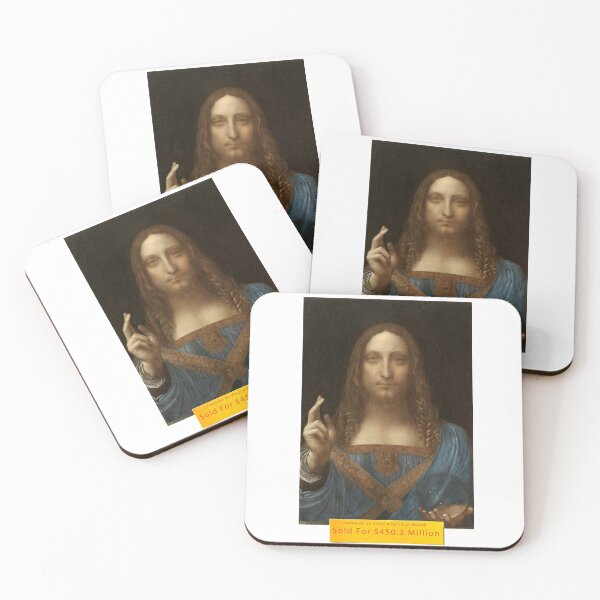 Item preview, Leonardo Da Vinci's Salvator Mundi sold for a record-breaking $450 million designed and sold by VanyssaGraphics.