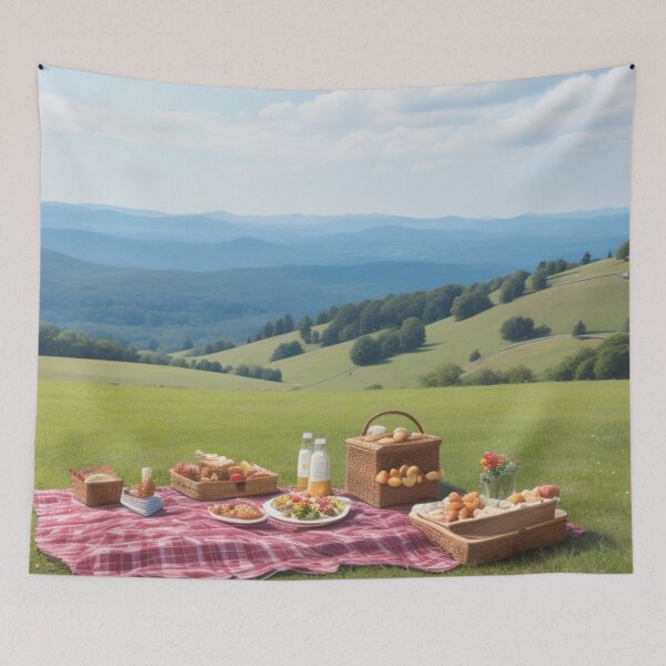 Item preview, picnic on a hill designed and sold by mikaws.