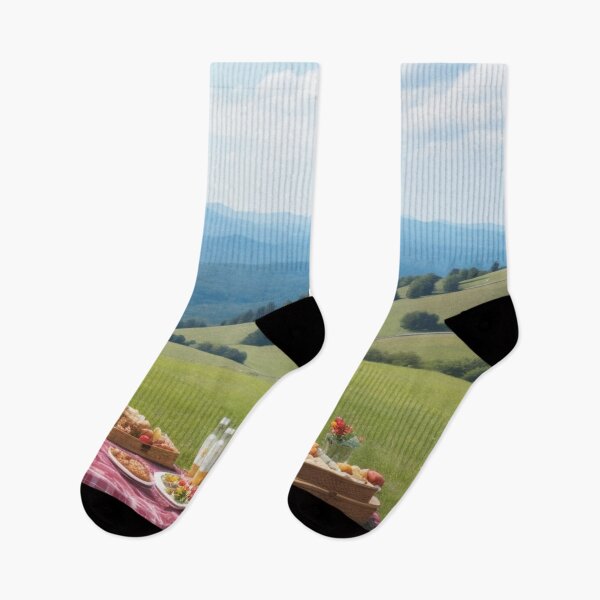 Item preview, picnic on a hill designed and sold by mikaws.