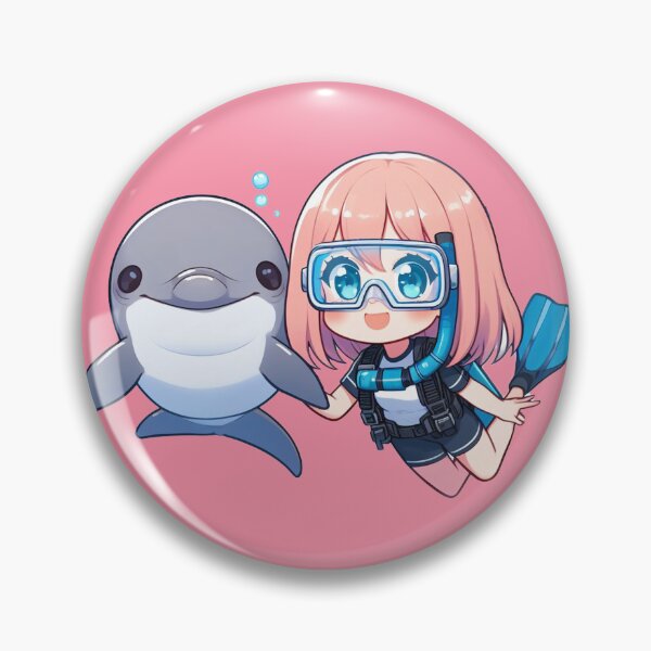Item preview, Dolphin Friends Under The Water (pink) designed and sold by andydavistech.
