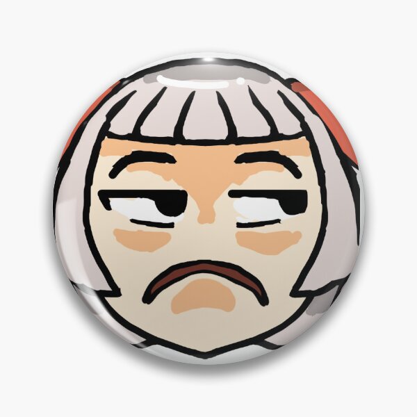 Item preview, Unamused Emoji- anime girl designed and sold by VinLoveArtworks.