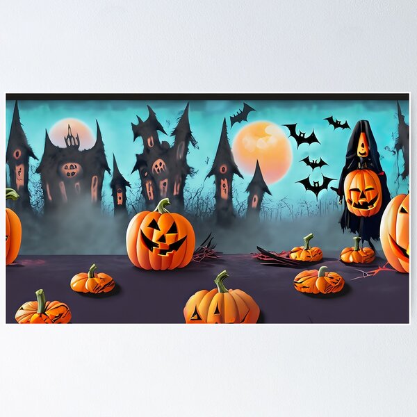 Item preview, A Hauntingly Cute Halloween Photo designed and sold by TeeTrendzLondon.