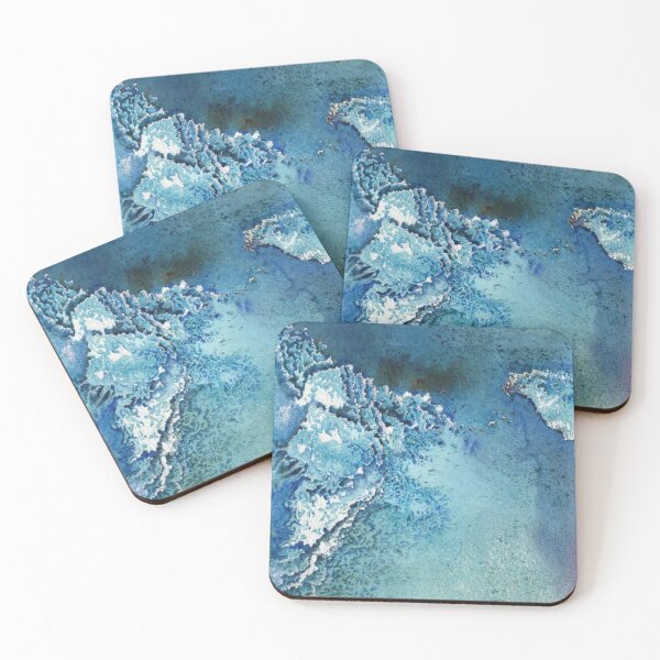 Item preview, Blue abstract painting designed and sold by PinceauDansant.