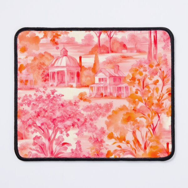 Item preview, Orange Rotunda toile watercolor designed and sold by SophieClimaArt.