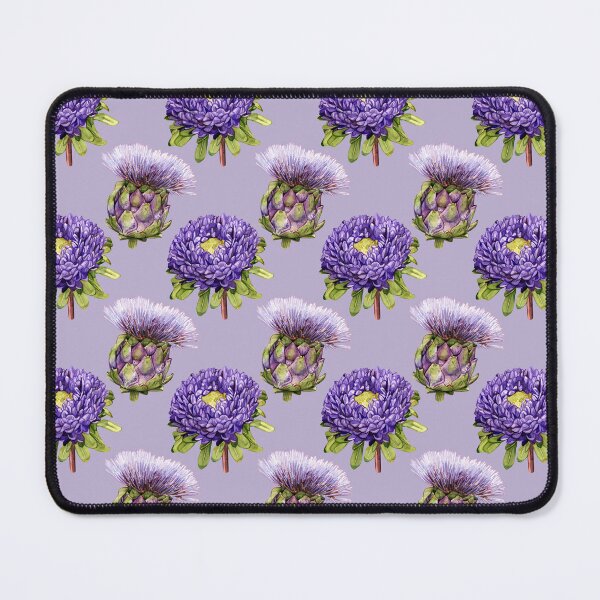 Item preview, Artichokes and Asters Pattern Purple designed and sold by Katariina Purru.