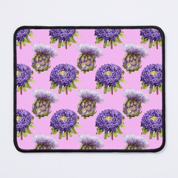 Item preview, Artichokes and Asters Pattern Pink designed and sold by Katariina Purru.