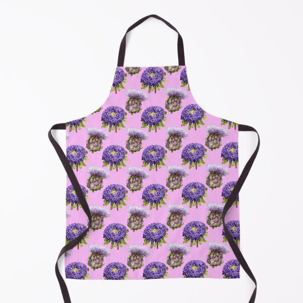 Item preview, Artichokes and Asters Pattern Pink designed and sold by Katariina Purru.
