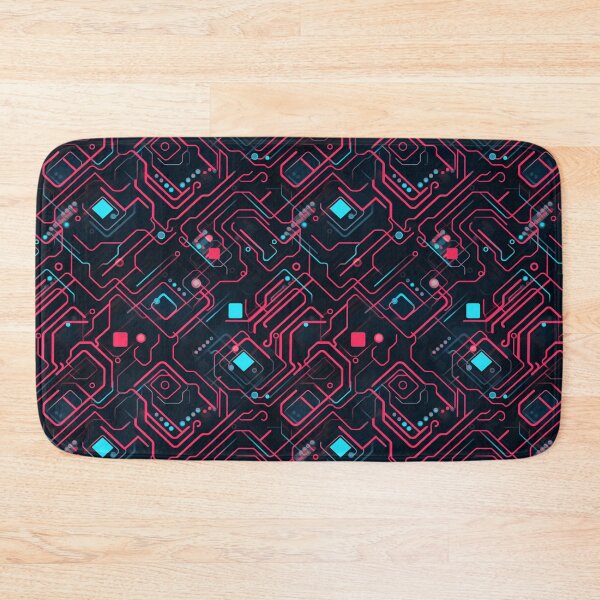 Item preview, Circuit Board Seamless Pattern designed and sold by overheadclick.