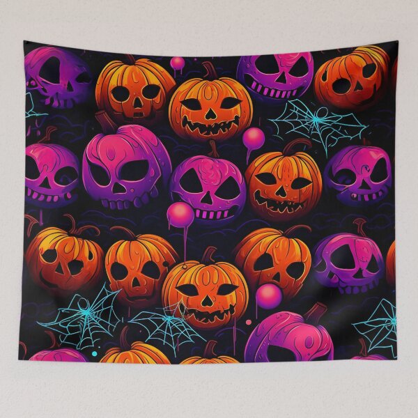 Item preview, Halloween themed pattern - Pumpkins orange and green designed and sold by ManuelAndreas.