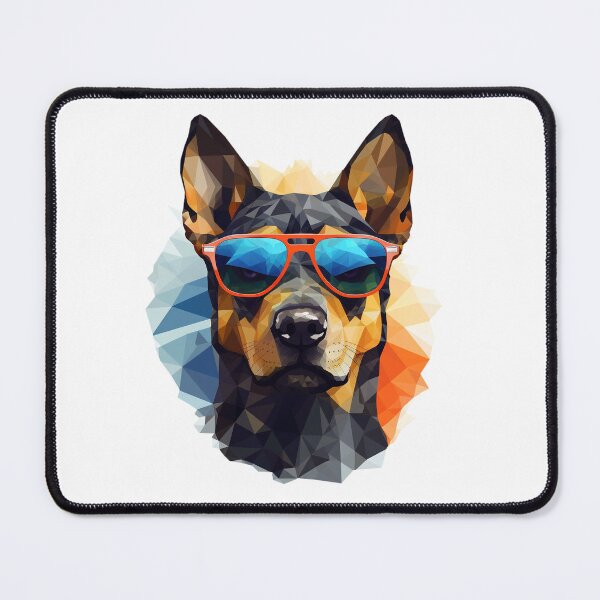 Item preview, A polygon-style dog wearing sunglasses designed and sold by Studio-Coni.