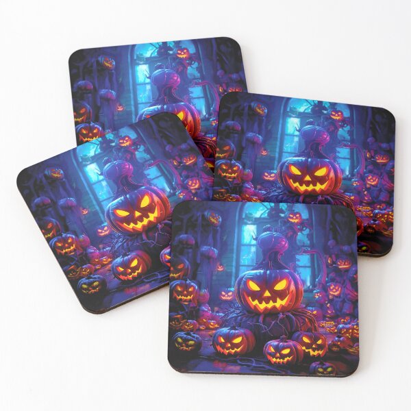 Item preview, Halloween themed wallpaper - Pumpkin Horror House designed and sold by ManuelAndreas.