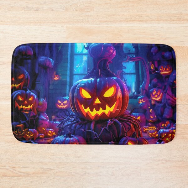 Item preview, Halloween themed wallpaper - Pumpkin Horror House designed and sold by ManuelAndreas.