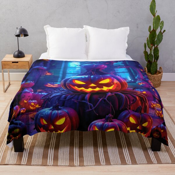 Item preview, Halloween themed wallpaper - Pumpkin Horror House designed and sold by ManuelAndreas.