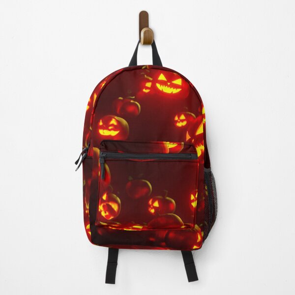 Item preview, Halloween themed wallpaper - Burning Pumpkin Faces designed and sold by ManuelAndreas.