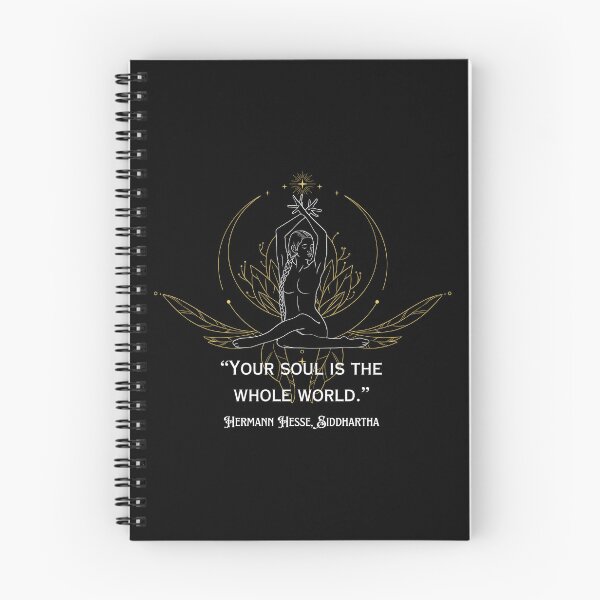 Item preview, Hermann Hesse, Siddharta quote: Your soul is the whole world. designed and sold by artbleed.
