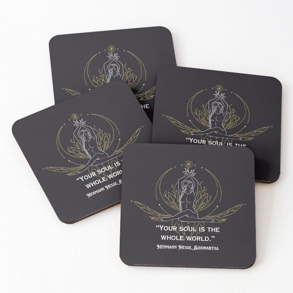 Item preview, Hermann Hesse, Siddharta quote: Your soul is the whole world. designed and sold by artbleed.