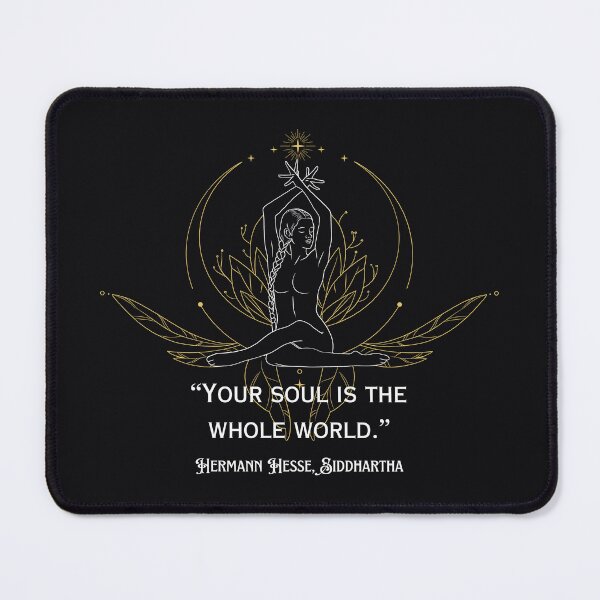 Item preview, Hermann Hesse, Siddharta quote: Your soul is the whole world. designed and sold by artbleed.