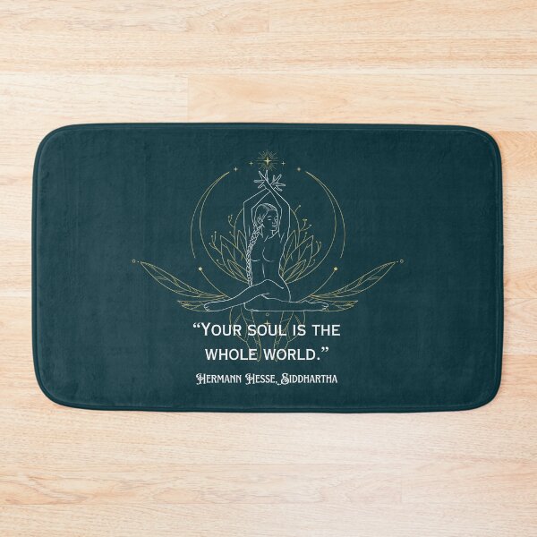 Item preview, Hermann Hesse, Siddharta quote: Your soul is the whole world. designed and sold by artbleed.