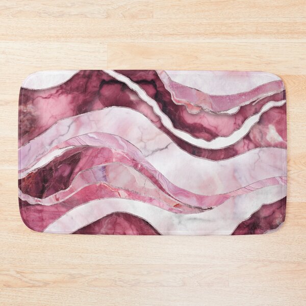 Aperçu de l'œuvre Vagues - Résumé de marbre rose créée et vendue par k9printart.